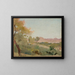 Landschaft von Udaipur, inspiriert von der Reise nach Indien - Jan Cybis — gerahmtes Bild an der Wand