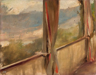 Vue de Yalta depuis le voyage en Crimée - Jan Cybis — Ansicht des Kunstwerks