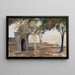 Vue de Péra depuis Istanbul, du voyage à Constantinople - Jan Cybis — gerahmtes Bild an der Wand