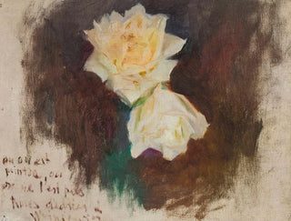 Rosen in Weiß - Jan Cybis — Ansicht des Kunstwerks