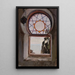 Fenster der Villa BakhchiDere in Jalta auf der Krim-Reise - Jan Cybis — gerahmtes Bild an der Wand