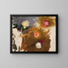 Blumen von Yalta - Jan Cybis — gerahmtes Bild an der Wand
