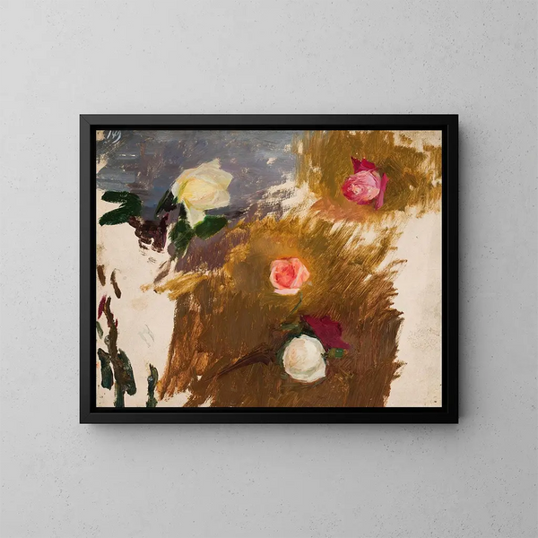 Blumen von Yalta - Jan Cybis — gerahmtes Bild an der Wand