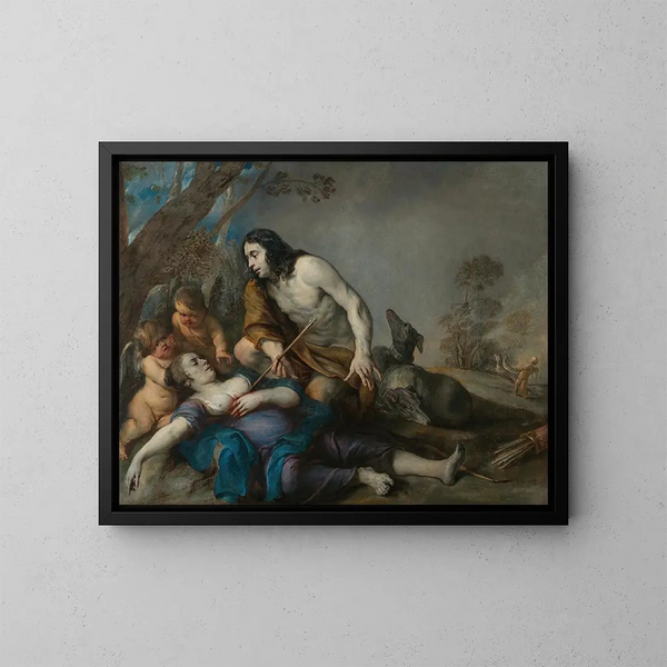 Céphale und Procris - Jan Cossiers — gerahmtes Bild an der Wand