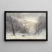 Winterlandschaft - Jan Daniël Cornelis Carel Willem Baron de Constant Rebecque — gerahmtes Bild an der Wand