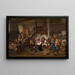 Tag des Rasierens - Jan David Col — gerahmtes Bild an der Wand