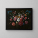 Blumen und Insekten - Jan Davidsz de Heem — gerahmtes Bild an der Wand