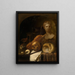 Vanité - Jan Denens — gerahmtes Bild an der Wand