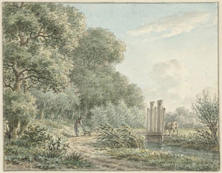Promeneur sur la route d'Amstelveen - Jan Evert Grave — Ansicht des Kunstwerks