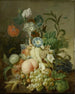 Stillleben mit Blumen und Früchten - Jan Evert Morel — Ansicht des Kunstwerks