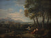 Landschaft mit einer Genreszene - Jan Frans van Bloemen — Ansicht des Kunstwerks