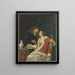 Austernessen - Jan Frederik Schierecke — gerahmtes Bild an der Wand