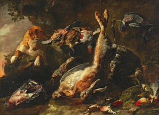 Jan Fyt - A dog guarding game.webp