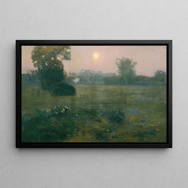 Mondaufgang - Jan Grzegorz Stanisławski — gerahmtes Bild an der Wand