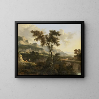 Jan Hackaert - Mountainous Landscape.webp