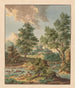 Landschaft mit Wasservögeln in einem Teich - Jan Hendrik Troost van Groenendoelen — Ansicht des Kunstwerks