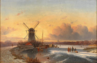 Jan Jacob Coenraad Spohler - Fun On The Ice.webp