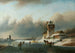 Patineurs sur un canal - Jan Jacob Coenraad Spohler — Ansicht des Kunstwerks
