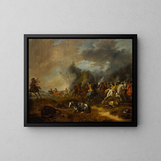 Jan Jacobsz van der Stoffe - A cavalry skirmish.webp