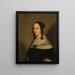 Portrait de Sophia van Overmeer épouse d'Adriaen van Persijn - Jan Jansz Westerbaen I. — gerahmtes Bild an der Wand