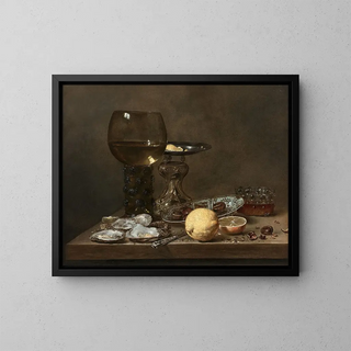 Natur stillleben - Jan Jansz van de Velde III — gerahmtes Bild an der Wand