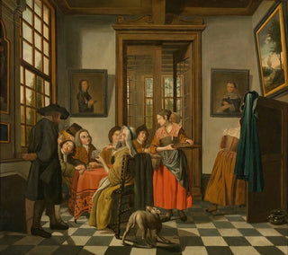 Kartenspiel - Jan Josef Horemans der Jüngere — Ansicht des Kunstwerks