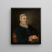 Portrait des Vaters des Malers Augustyn Minasowicz - Jan Klemens Minasowicz — gerahmtes Bild an der Wand