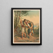Bibel klassisch golden Pl051 - Jan Ladislaw Skora — gerahmtes Bild an der Wand