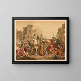 Bibel vergoldet der Klassiker Pl059 - Jan Ladislaw Skora — gerahmtes Bild an der Wand