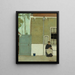 Frau vor ihrem Haus - Jan Mankes — gerahmtes Bild an der Wand