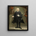 Portrait eines Mannes - Jan Maurits Quinkhard — gerahmtes Bild an der Wand