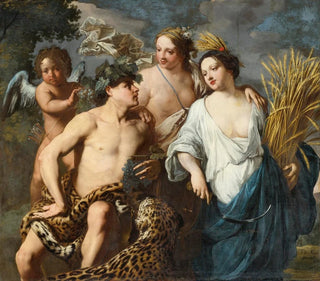 Cérès, Bacchus und Venus - Jan Miel — Ansicht des Kunstwerks