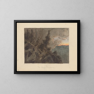 Dämmerung - Jan Nowopack — gerahmtes Bild an der Wand