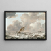 Schiffe bei mäßigem Wind - Jan Porcellis — gerahmtes Bild an der Wand