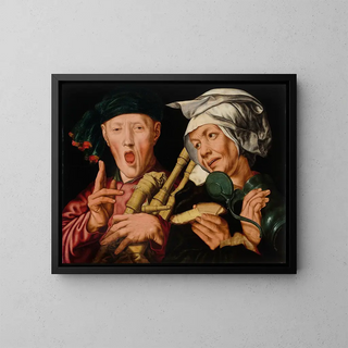 Jan Sanders Van Hemessen - The Bagpiper and Merry Wife.webp