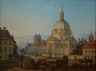 Jan Seydlitz - Rynek Nowego Miasta z kocioem Sakramentek.webp