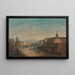 Château du côté du viaduc de Pancer - Jan Seydlitz — gerahmtes Bild an der Wand