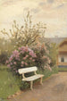 Der weiße Gartentisch - Jan Stanisławski — Ansicht des Kunstwerks