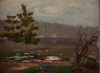 Frühlingstag grau - Jan Stanisławski — Ansicht des Kunstwerks