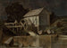 Mühle am Flussufer bei einem Vollmondnacht - Jan Stanisławski — Ansicht des Kunstwerks