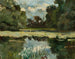 Landschaft eines Parks mit einem Teich - Jan Stanisławski — Ansicht des Kunstwerks