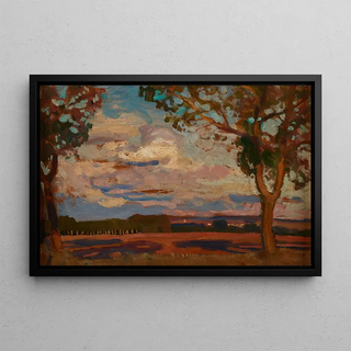 Jan Stanislawski - Sieniawa on the Rosia River.webp