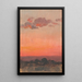 Sonnenuntergang - Jan Stanisławski — gerahmtes Bild an der Wand