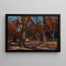 Der Park Planty in Krakau - Jan Stanisławski — gerahmtes Bild an der Wand