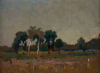 Bäume auf der Wiese - Jan Stanisławski — Ansicht des Kunstwerks