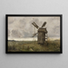 Windmühle in der Ukraine - Jan Stanisławski — gerahmtes Bild an der Wand