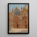 Portal des Markusplatzes in Venedig - Jan Stanisławski — gerahmtes Bild an der Wand