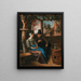 Ein Verehrer mit einer jungen Frau - Jan Steen — gerahmtes Bild an der Wand