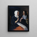 Ein Paar beim Trinken - Jan Steen — gerahmtes Bild an der Wand