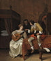 Ascagnes und Lucelle Die Musikstunde - Jan Steen — Ansicht des Kunstwerks